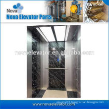 HOT! Hairline S.S/ Mirror Etching Decorated Cabin for Passenger Elevator